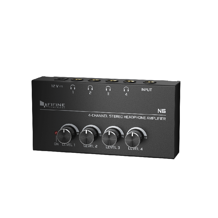 FIFINE N6 – Amplificateur pour casque à 4 sorties