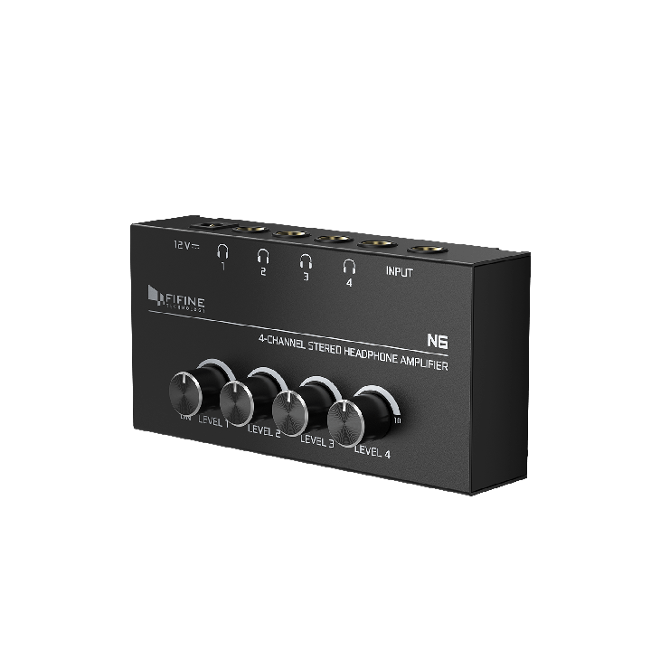 FIFINE N6 – Amplificateur pour casque à 4 sorties