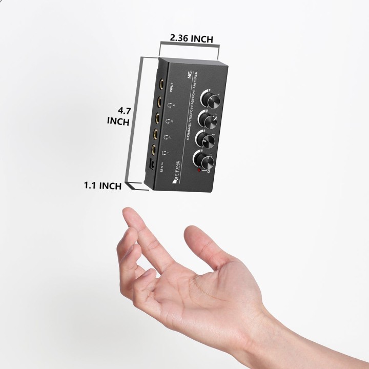 FIFINE N6 – Amplificateur pour casque à 4 sorties