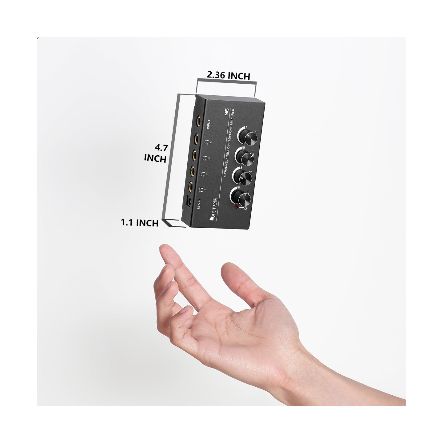 FIFINE N6 – Amplificateur pour casque à 4 sorties