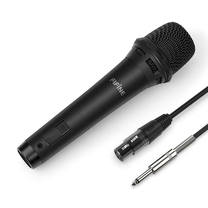 FIFINE K8 – Micro dynamique pour chant et karaoké