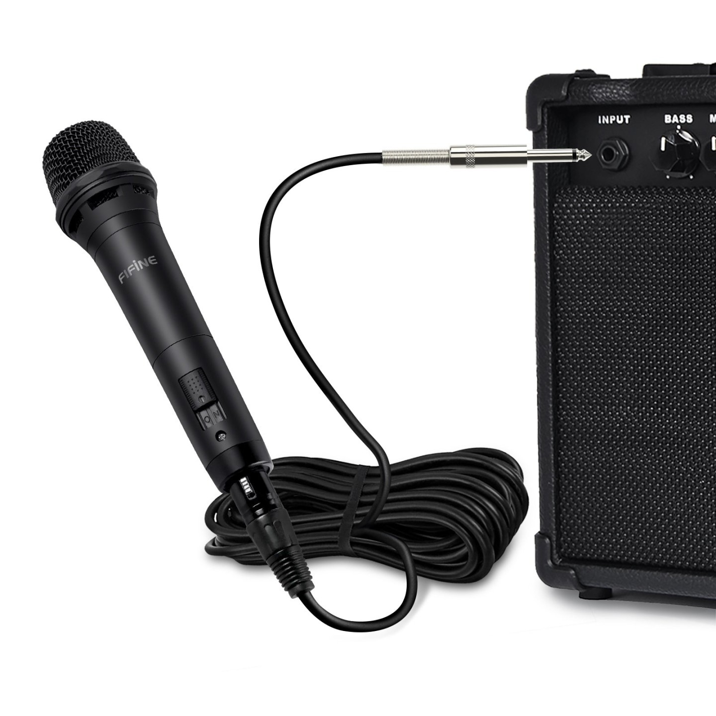 FIFINE K8 – Micro dynamique pour chant et karaoké