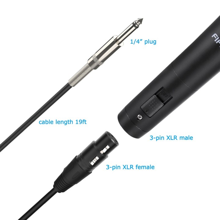 FIFINE K8 – Micro dynamique pour chant et karaoké