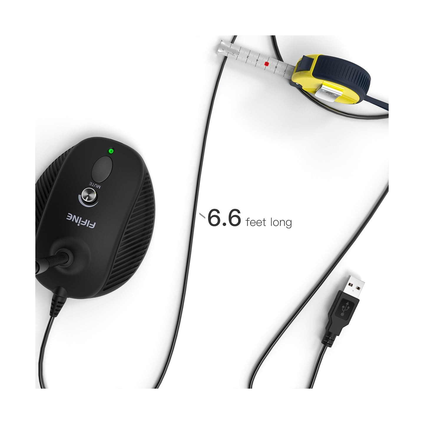 FIFINE K052 – Micro USB à col de cygne pour ordinateur