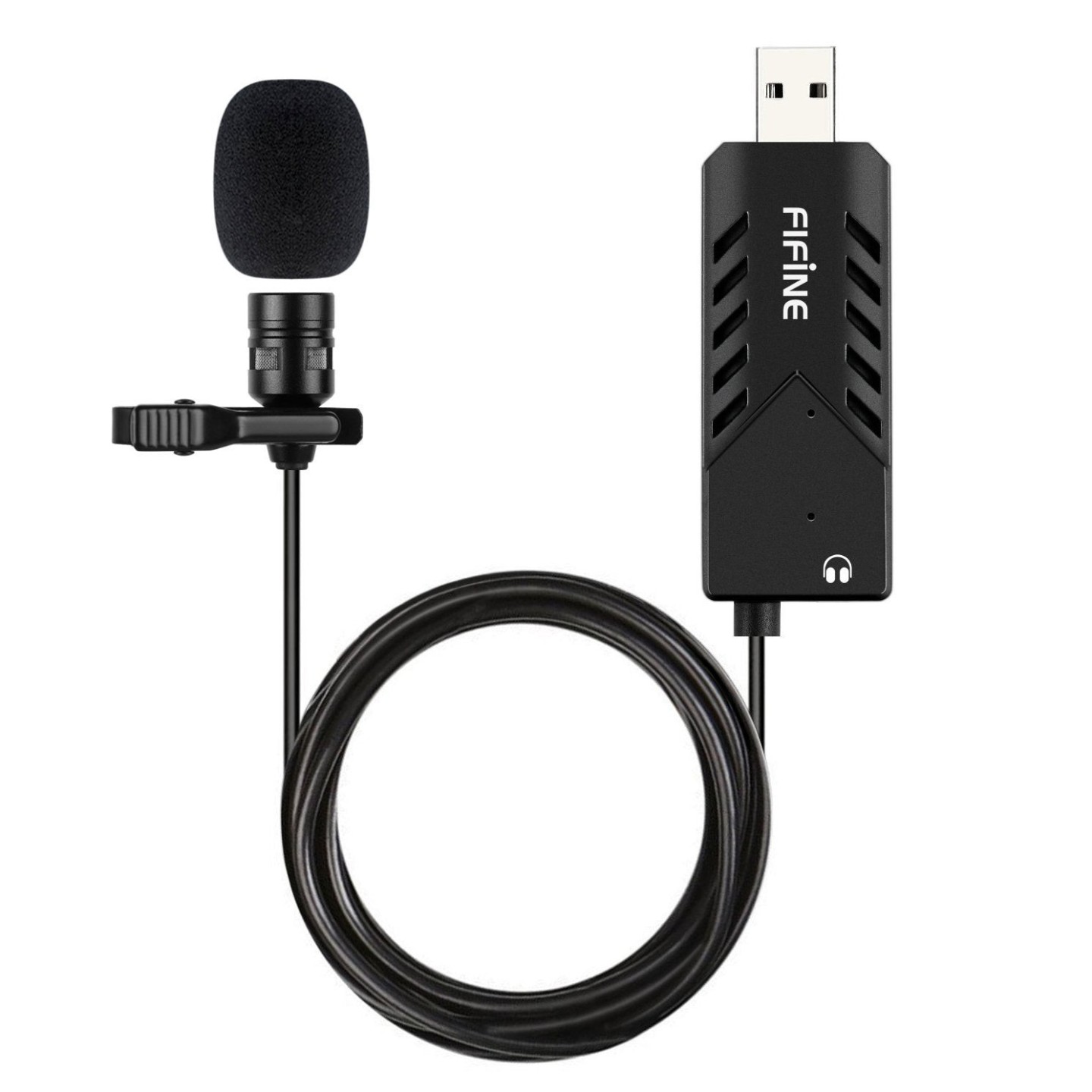 FIFINE K053 – Micro-cravate USB pour ordinateur