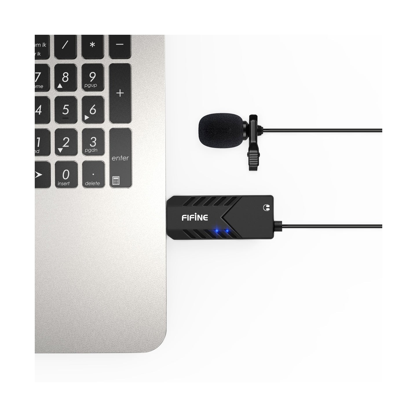 FIFINE K053 – Micro-cravate USB pour ordinateur