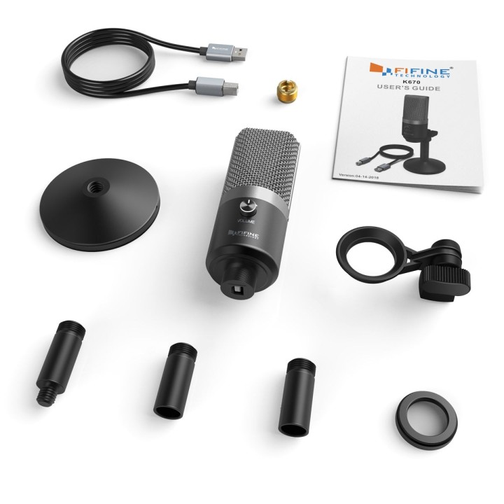 FIFINE K670/K670B – Micro à condensateur USB