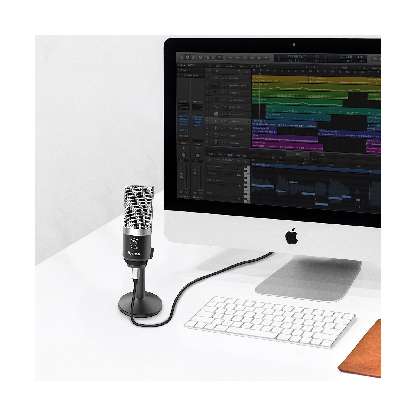FIFINE K670/K670B – Micro à condensateur USB