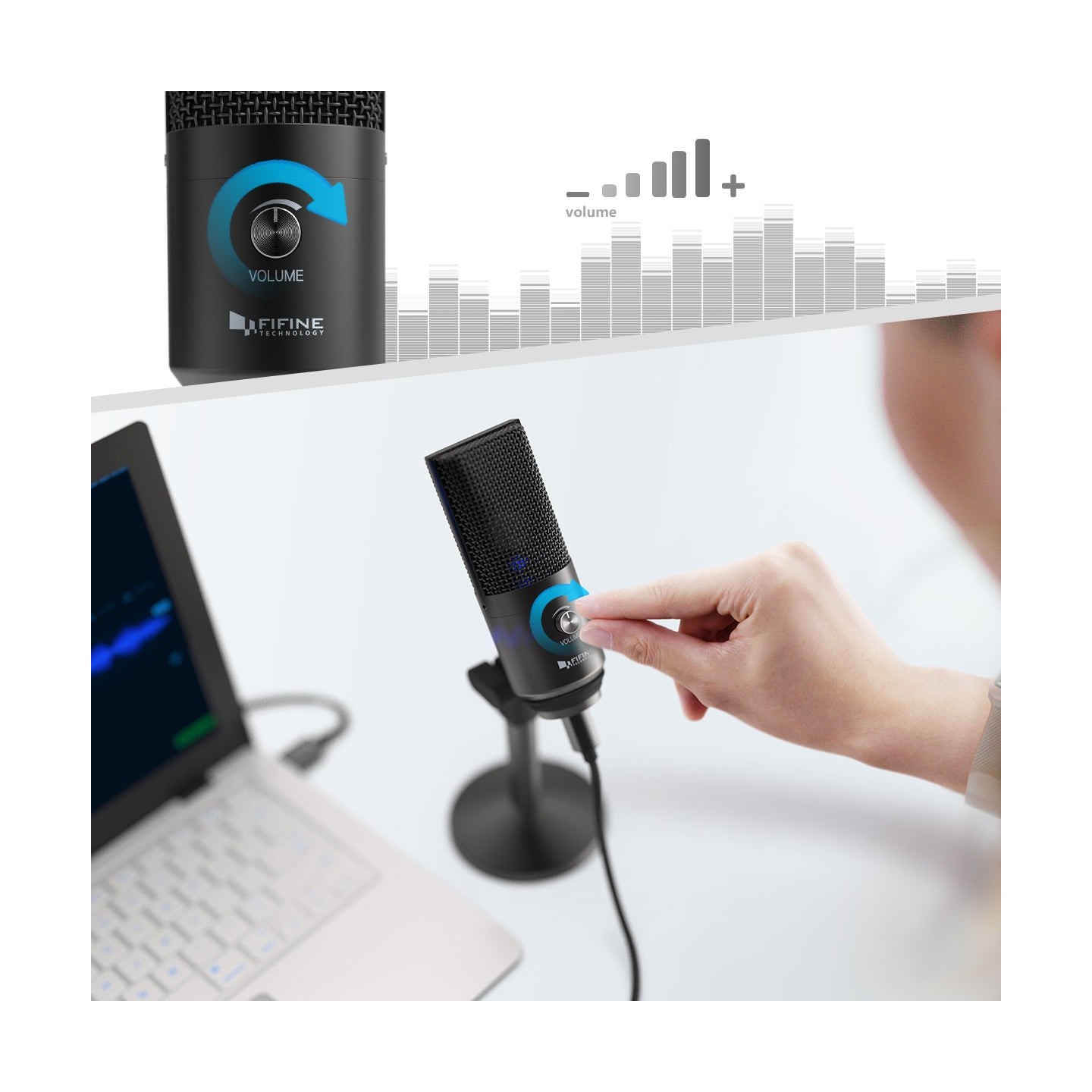 FIFINE K670/K670B – Micro à condensateur USB