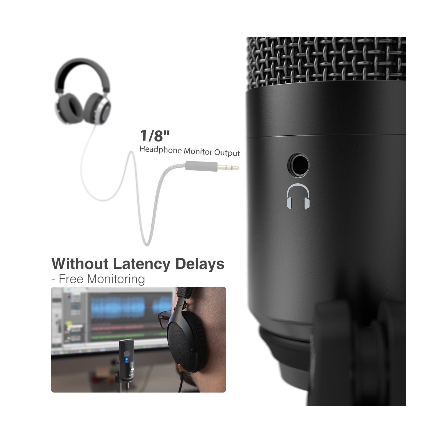FIFINE K670/K670B – Micro à condensateur USB