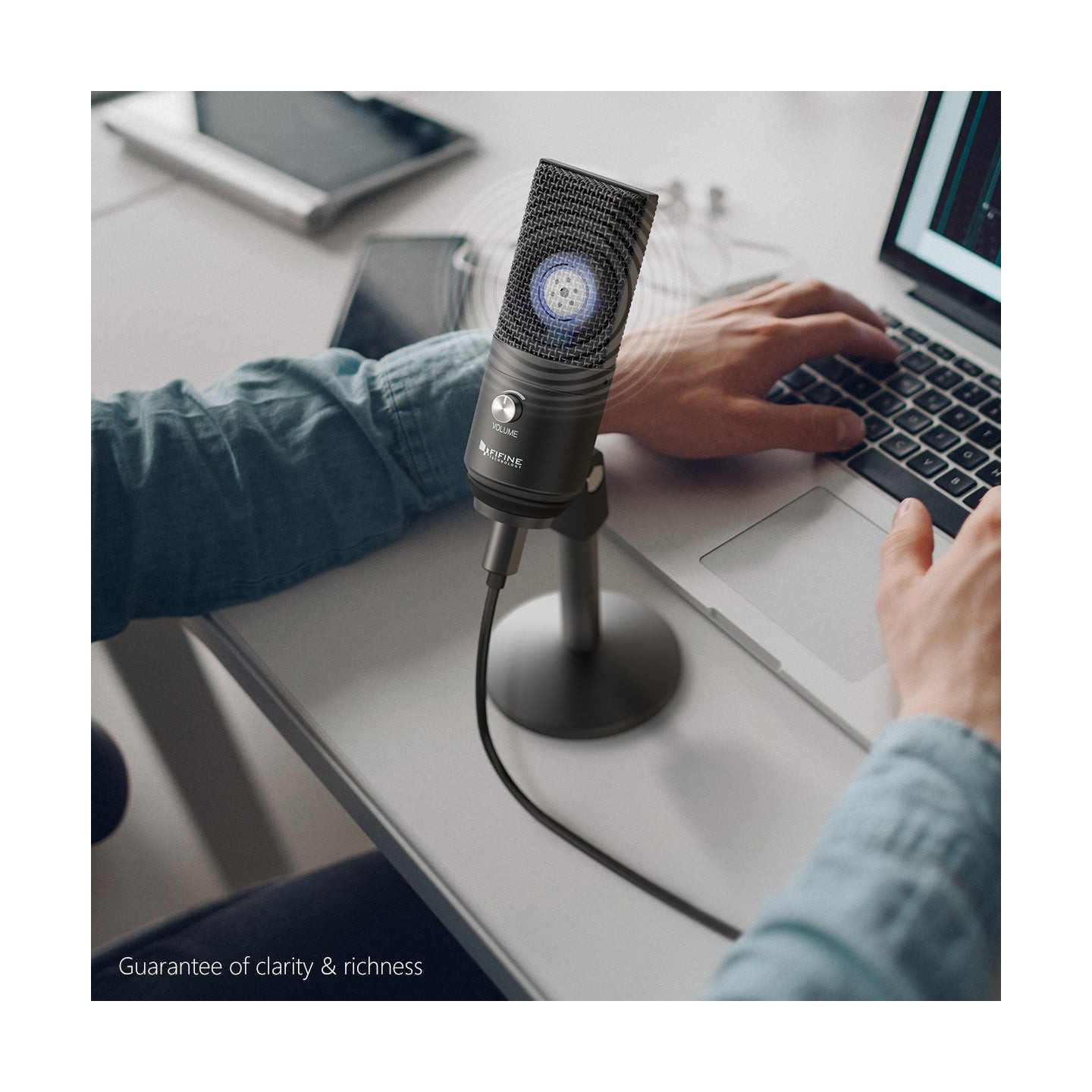 FIFINE K670/K670B – Micro à condensateur USB