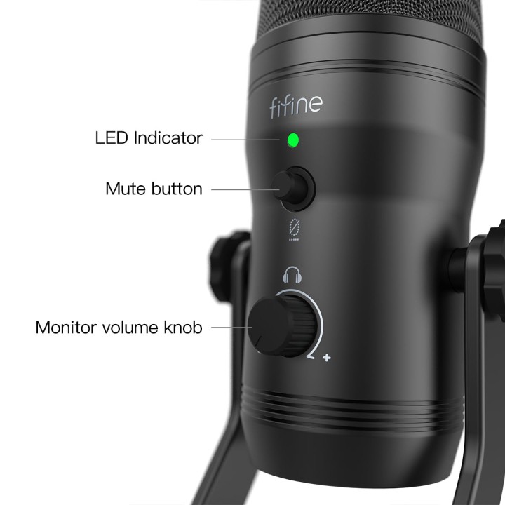 FIFINE K690 – Micro à condensateur USB