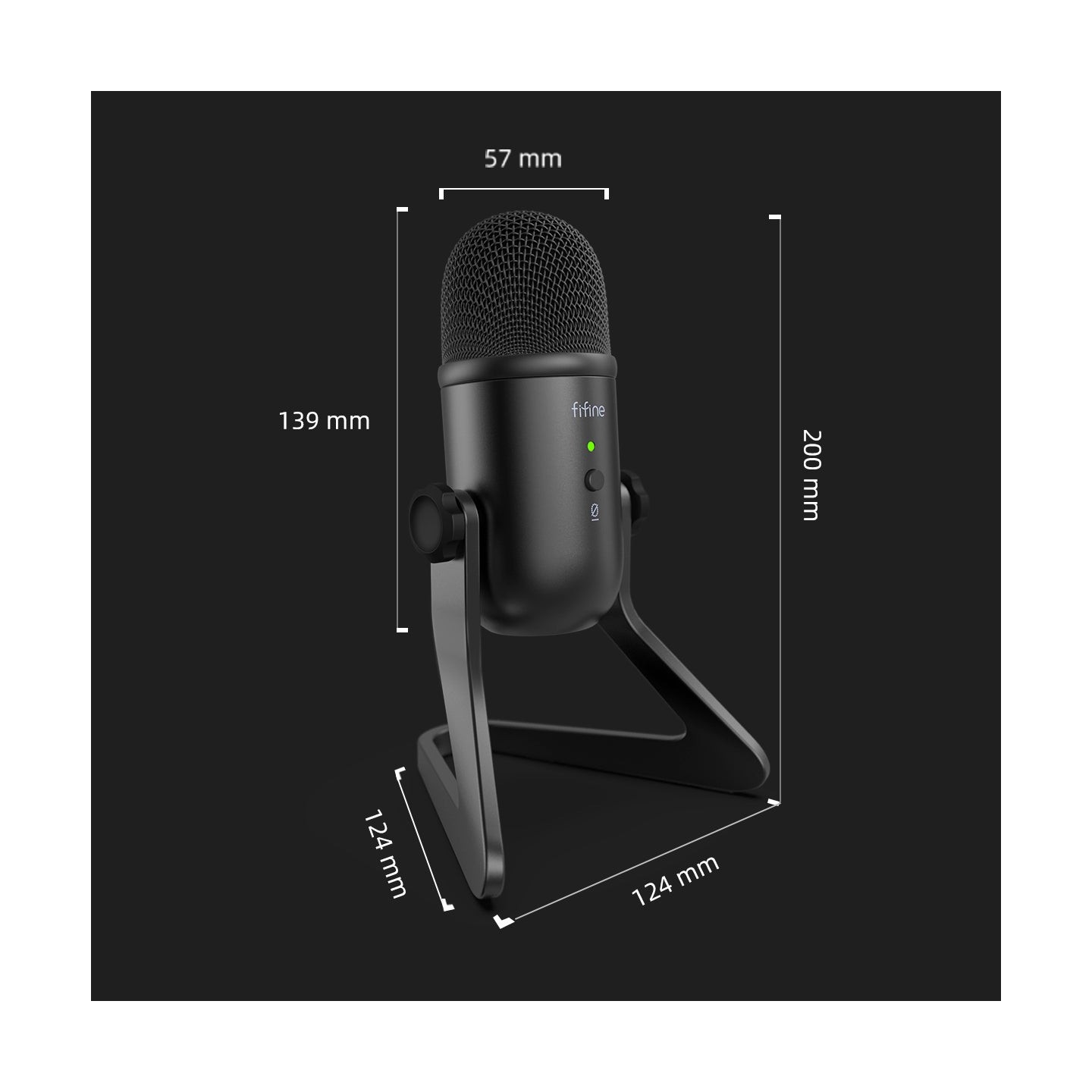 FIFINE K678 – Micro à condensateur USB