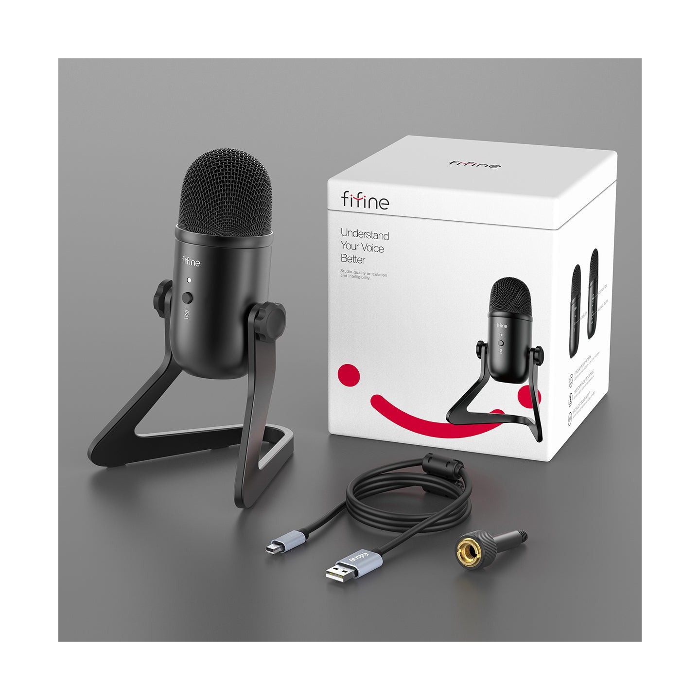 FIFINE K678 – Micro à condensateur USB