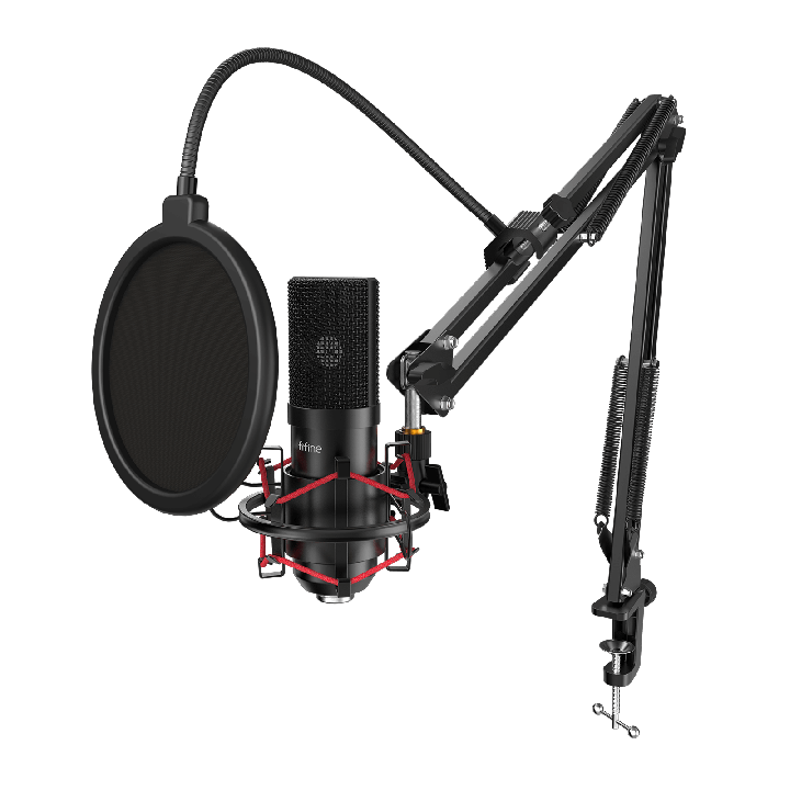FIFINE T732 – Kit micro USB à condensateur avec bras articulé