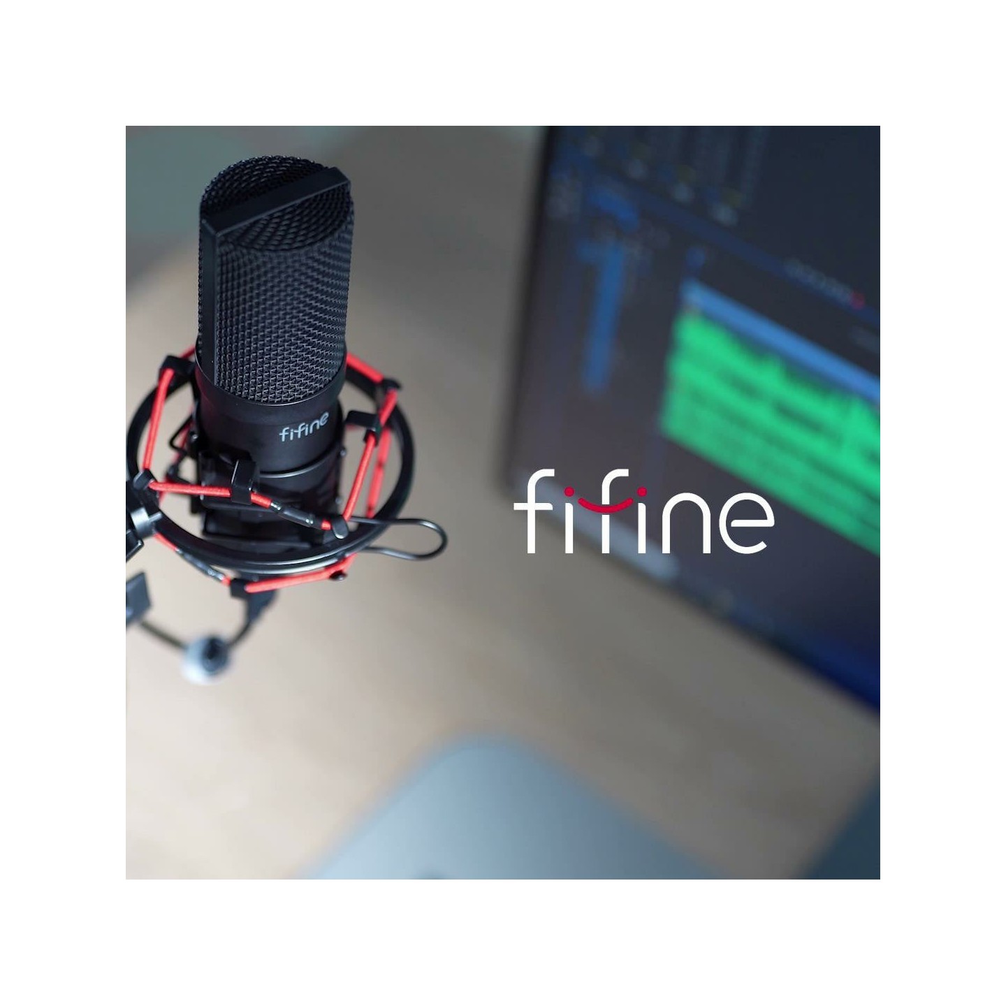 FIFINE T732 – Kit micro USB à condensateur avec bras articulé