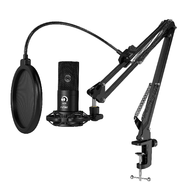 FIFINE T669 – Kit micro à condensateur USB avec bras articulé