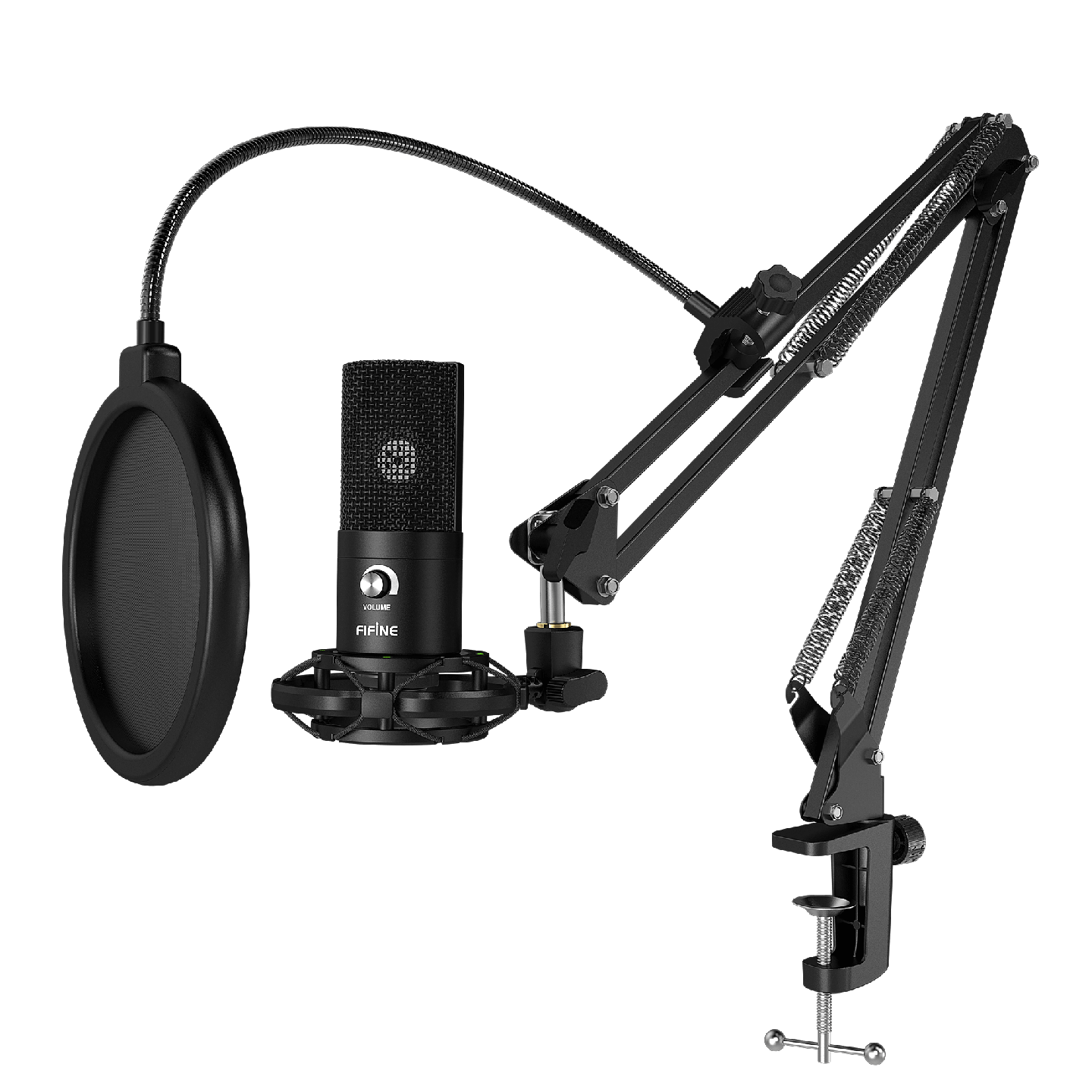 FIFINE T669 – Kit micro à condensateur USB avec bras articulé