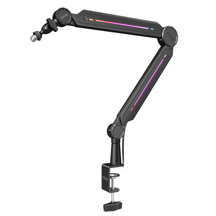 FIFINE BM66PRO – Bras articulé métal RGB pour micro