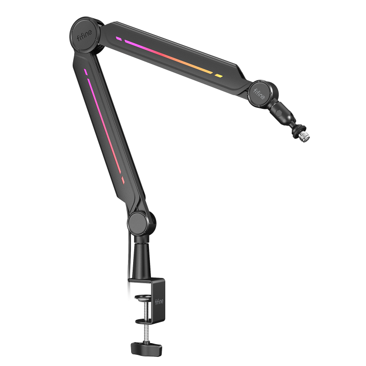 FIFINE BM66PRO – Bras articulé métal RGB pour micro