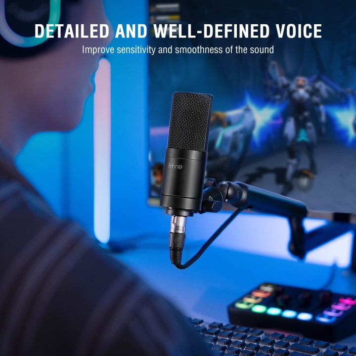 FIFINE K669C – Micro à condensateur XLR