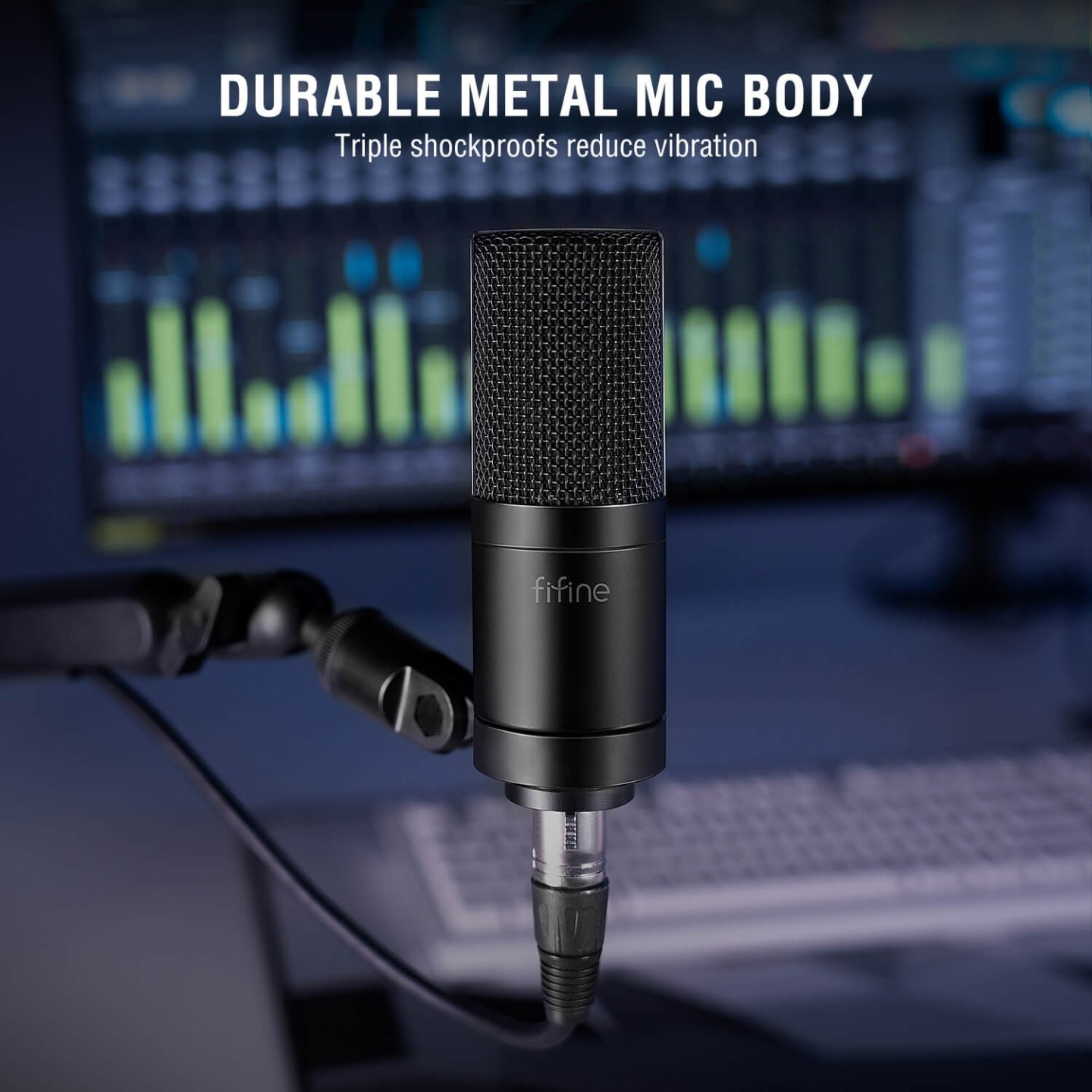 FIFINE K669C – Micro à condensateur XLR