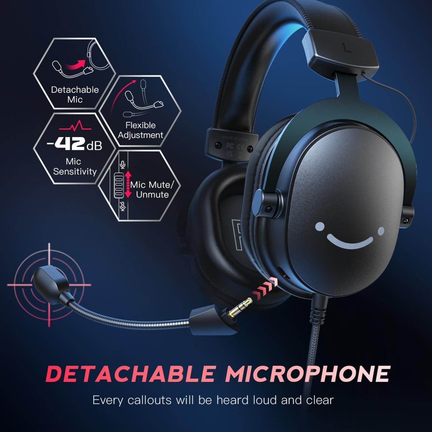 FIFINE H9 – Casque gaming USB/3,5 mm