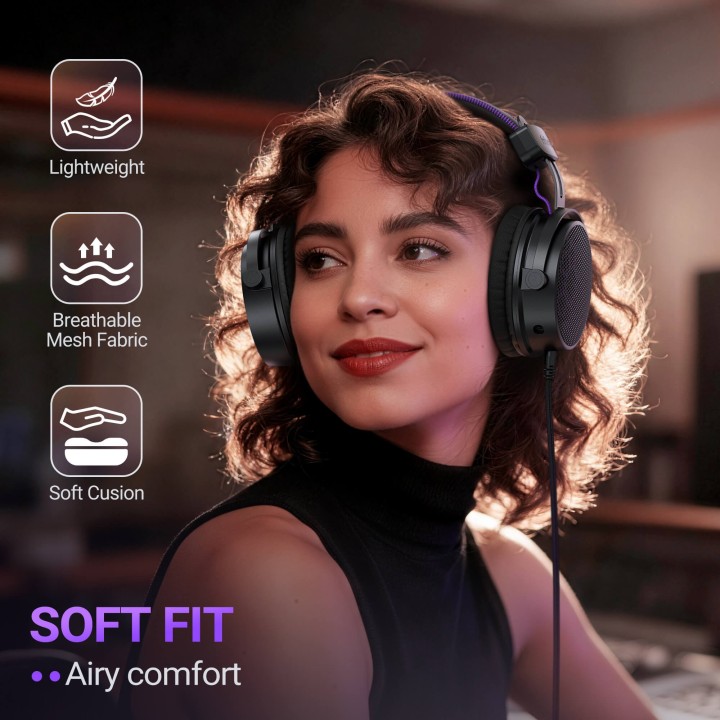 FIFINE AmpliTank HD18 Lite – Casque de monitoring ouvert 3,5 mm