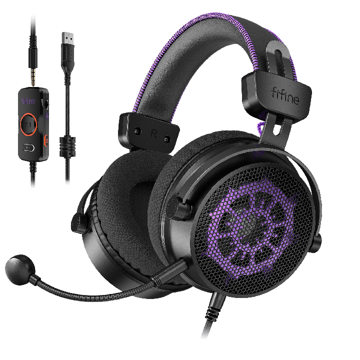FIFINE AmpliGame H18V Lite – Casque gaming filaire à arrière ouvert