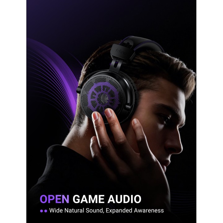 FIFINE AmpliGame H18V Lite – Casque gaming filaire à arrière ouvert