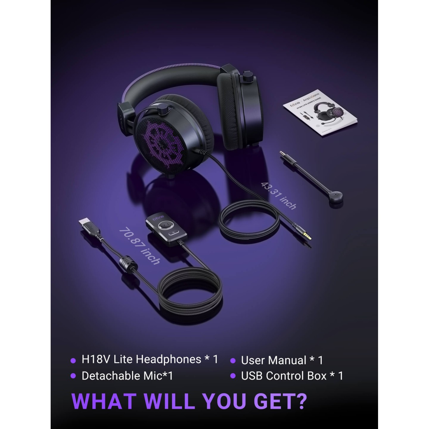 FIFINE AmpliGame H18V Lite – Casque gaming filaire à arrière ouvert