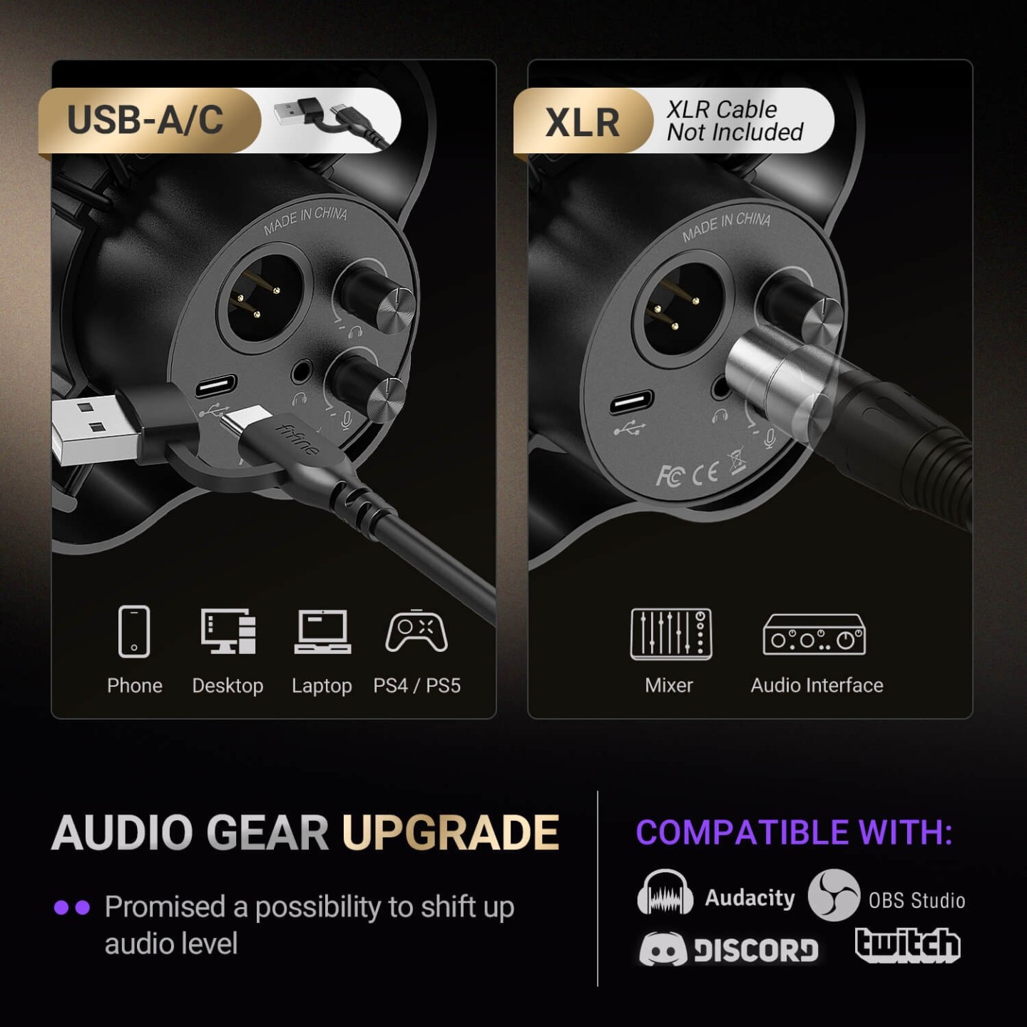 FIFINE AmpliTank K688NEO – Micro dynamique USB/XLR