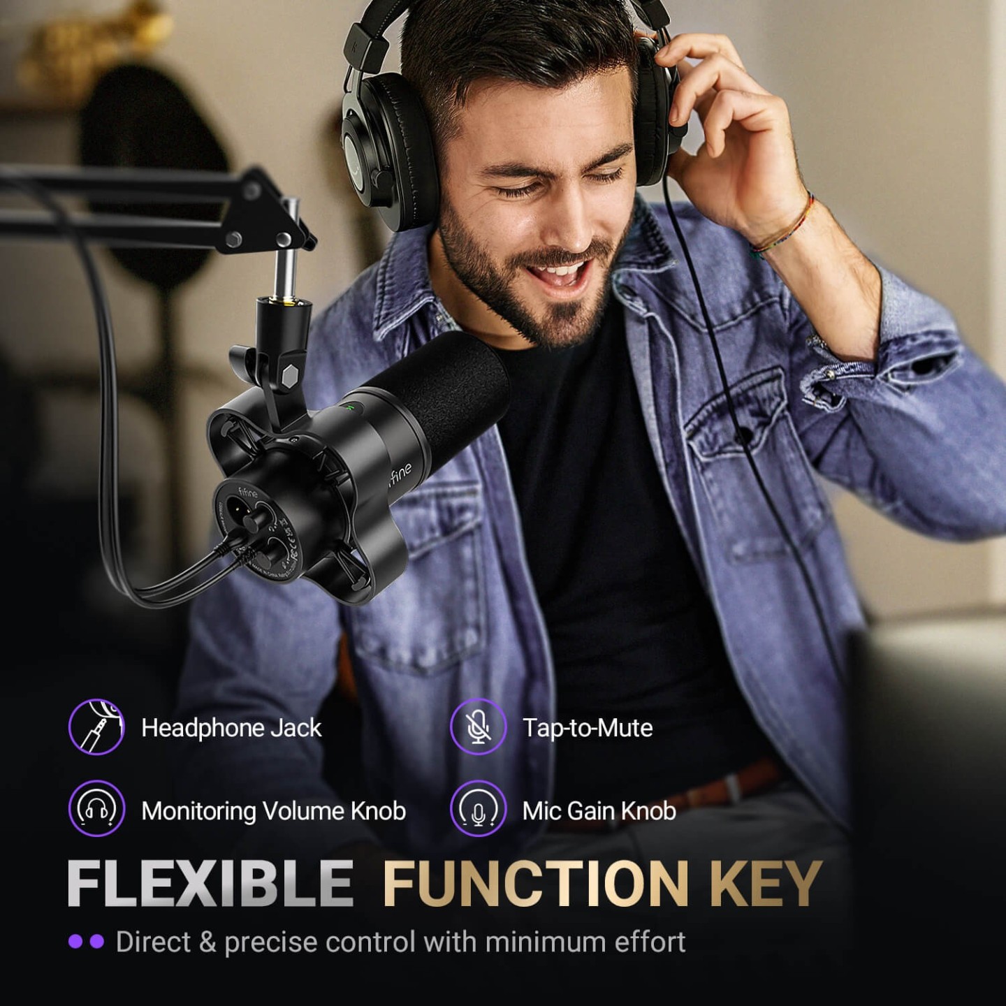 FIFINE AmpliTank K688NEO – Micro dynamique USB/XLR