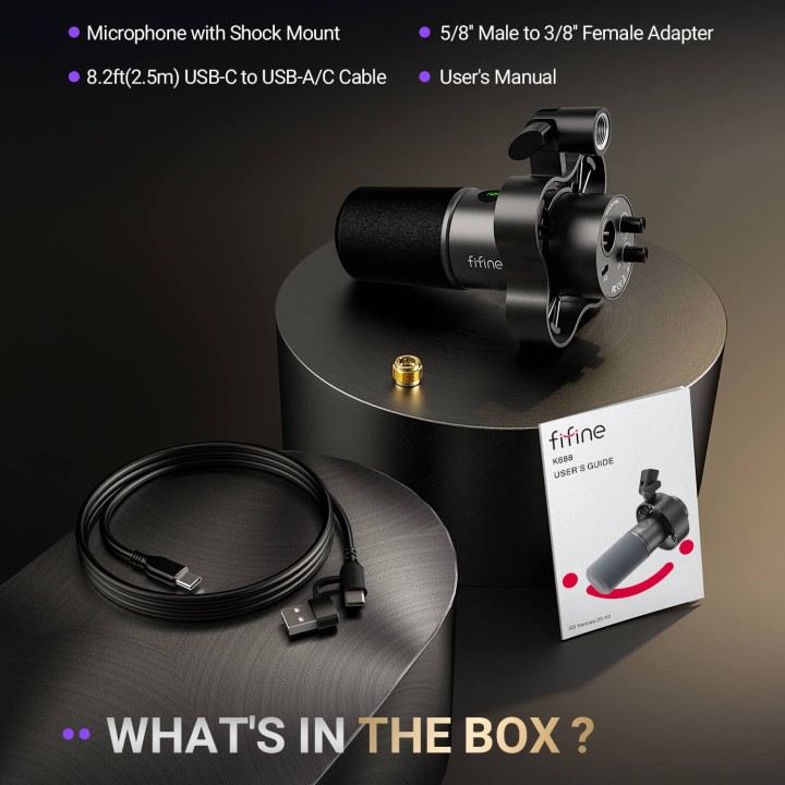 FIFINE AmpliTank K688NEO – Micro dynamique USB/XLR