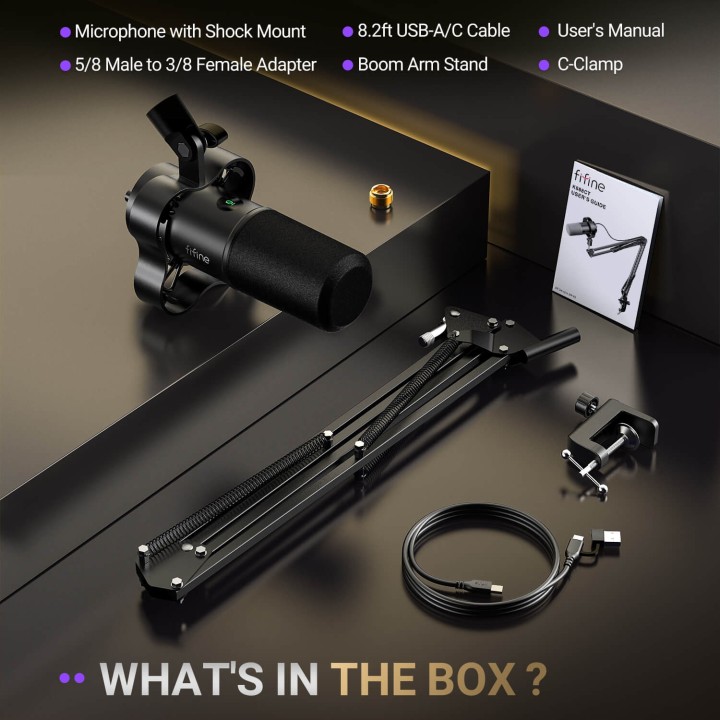 FIFINE AmpliTank K688NEO – Micro dynamique USB/XLR