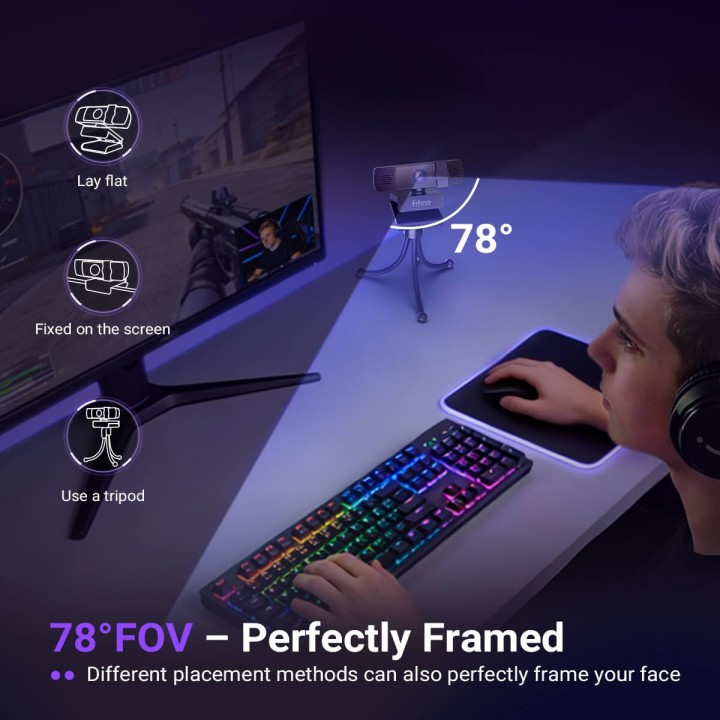 FIFINE K436/K438 – Webcam USB 2K/4K