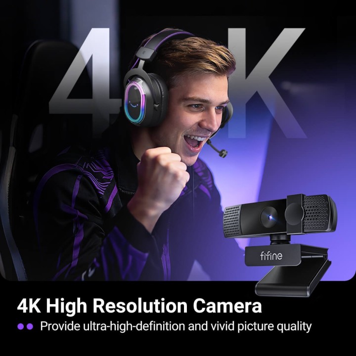 FIFINE K436/K438 – Webcam USB 2K/4K