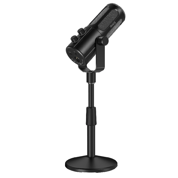 FIFINE AmpliTank TANK6S – Micro dynamique XLR/USB avec pied de table