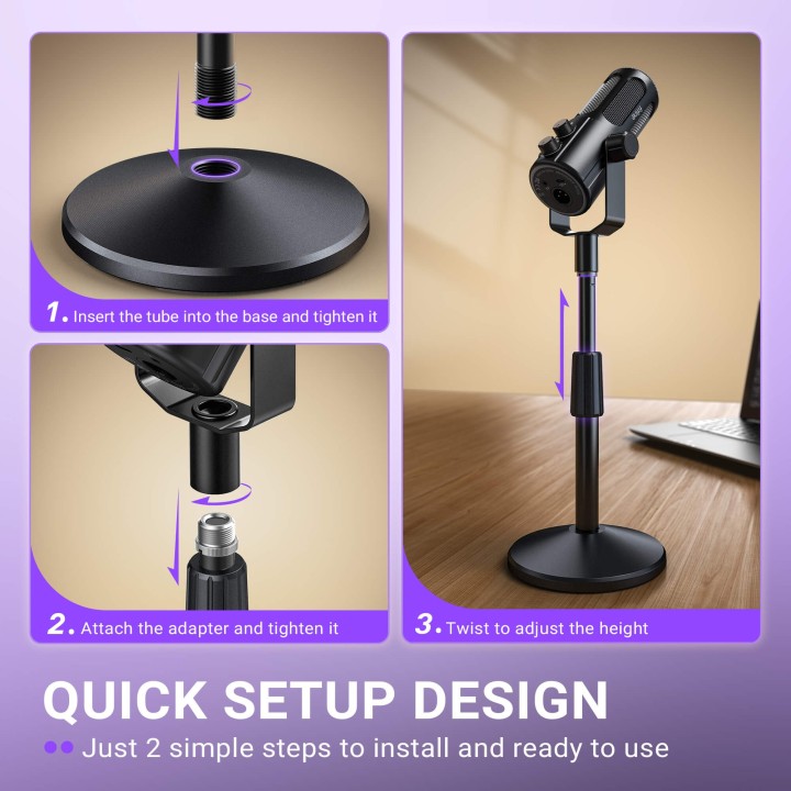 FIFINE BS2 – Pied de table pour micro