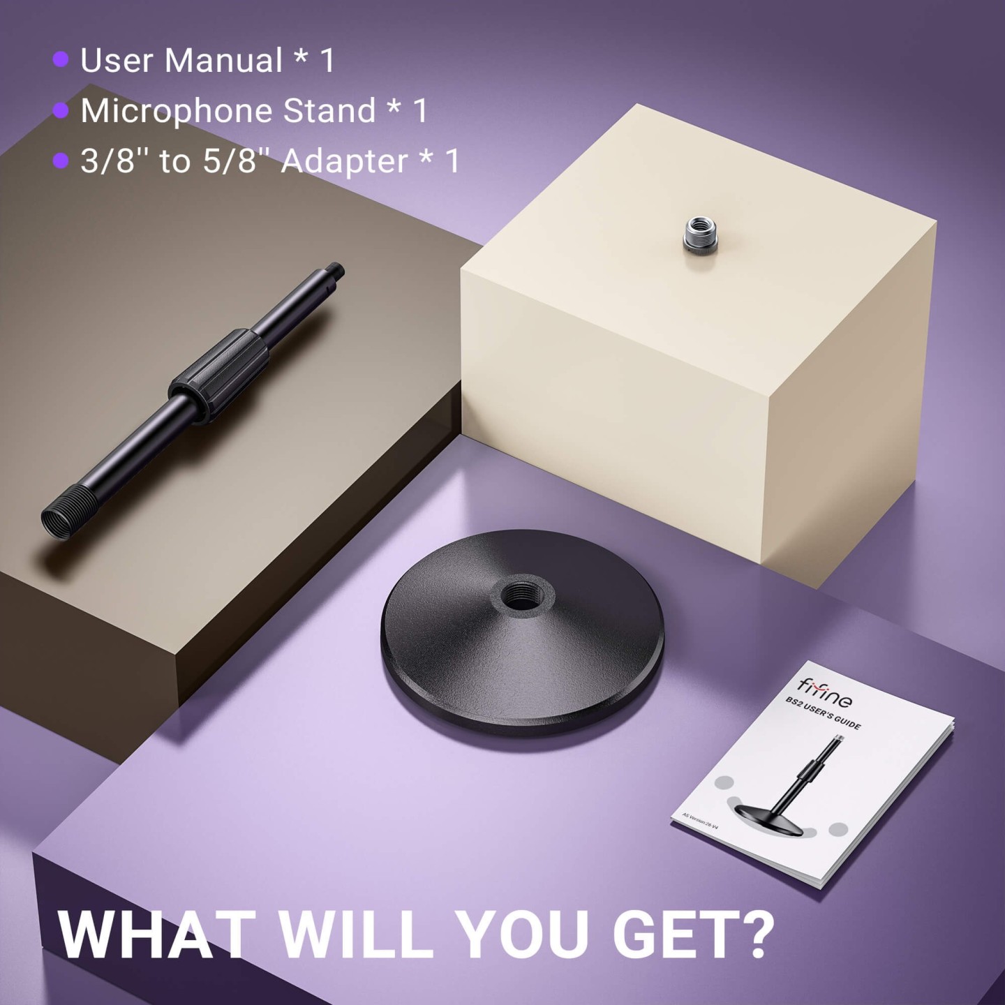 FIFINE BS2 – Pied de table pour micro
