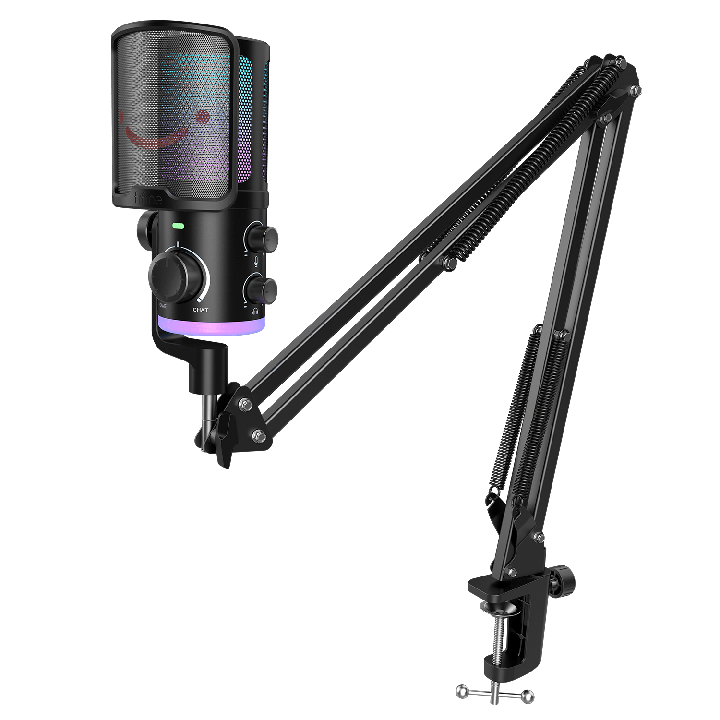 FIFINE AmpliGame AM6T – Kit micro à condensateur avec bras articulé