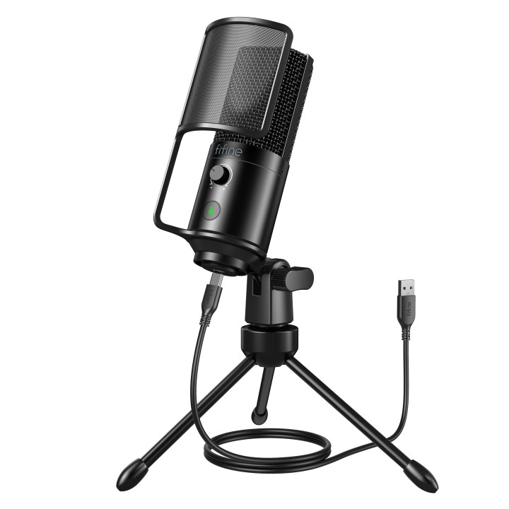 FIFINE K669PRO1 – Micro à condensateur USB avec filtre anti-pop