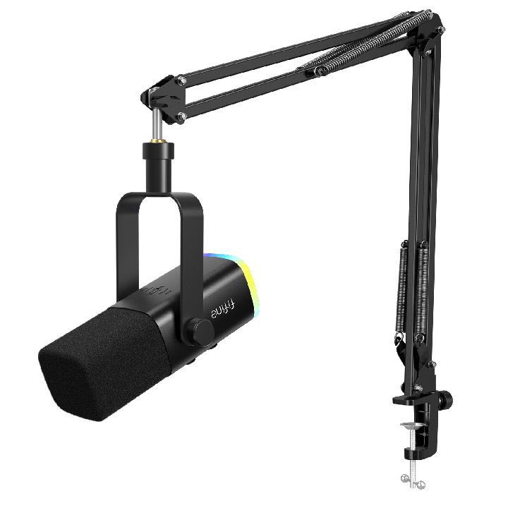FIFINE AmpliGame AM8T – Kit micro dynamique USB/XLR avec bras articulé