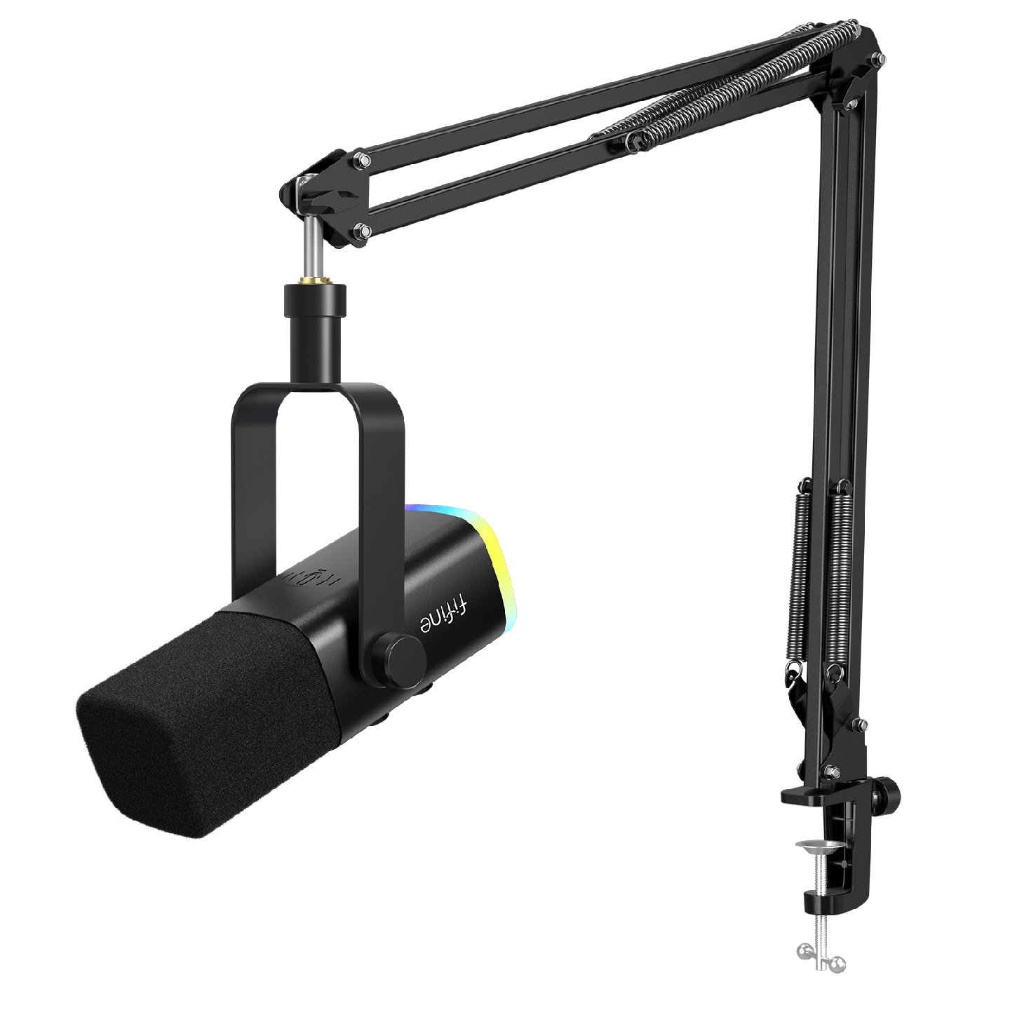 FIFINE AmpliGame AM8T – Kit micro dynamique USB/XLR avec bras articulé