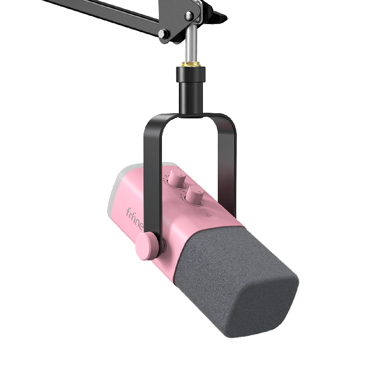 FIFINE AmpliGame AM8T – Kit micro dynamique USB/XLR avec bras articulé