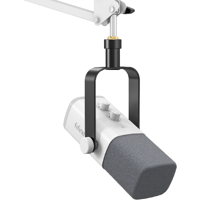 FIFINE AmpliGame AM8T – Kit micro dynamique USB/XLR avec bras articulé