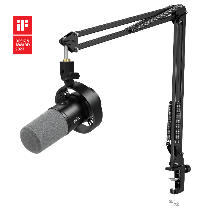 FIFINE AmpliTank K688CT – Kit micro dynamique USB/XLR avec bras articulé
