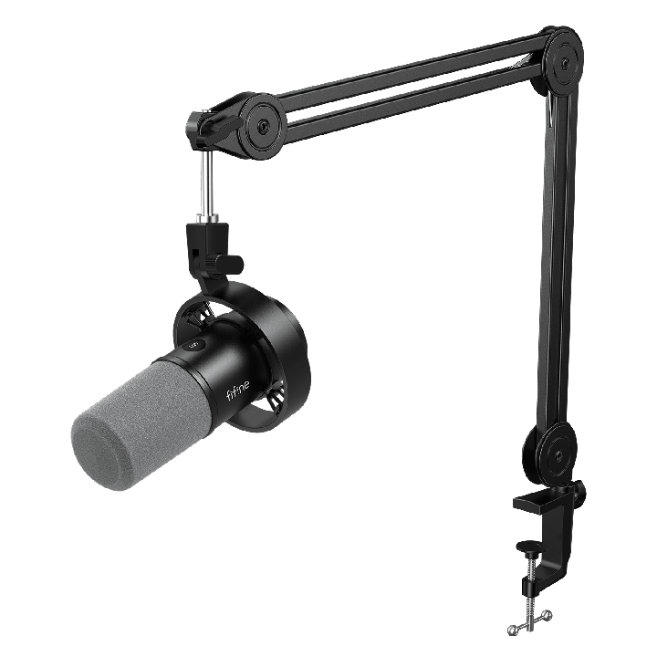 FIFINE AmpliTank K688T – Kit micro dynamique USB/XLR avec bras articulé