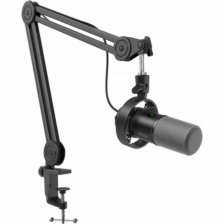 FIFINE AmpliTank K688T – Kit micro dynamique USB/XLR avec bras articulé