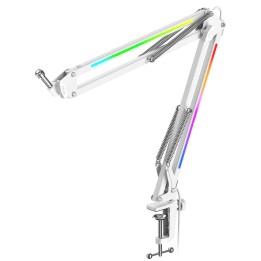 FIFINE AmpliGame BM38 – Bras articulé pour micro RGB